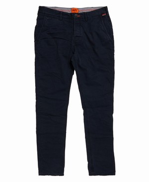 Superdry Rookie Chinos Férfi Nadrág Sötétkék | WXNPH2301